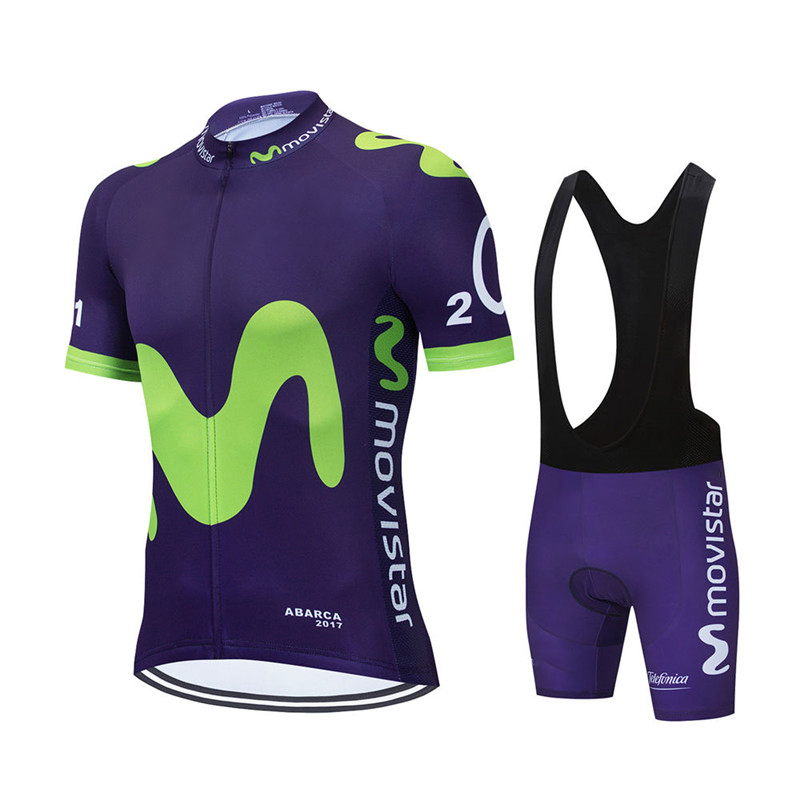 Mùa Hè Mới Movistar Đội Đi Xe  - đánh giá và giá Cycling Gear Brands