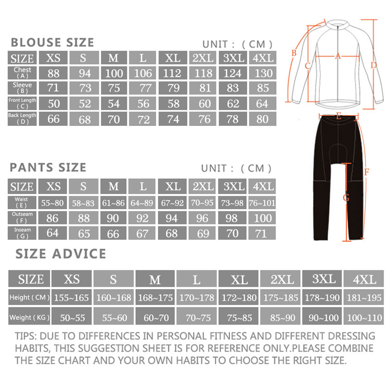 Rvouei Autumn Long Sleeve Cycl - đánh giá và giá Cycling Gear Brands